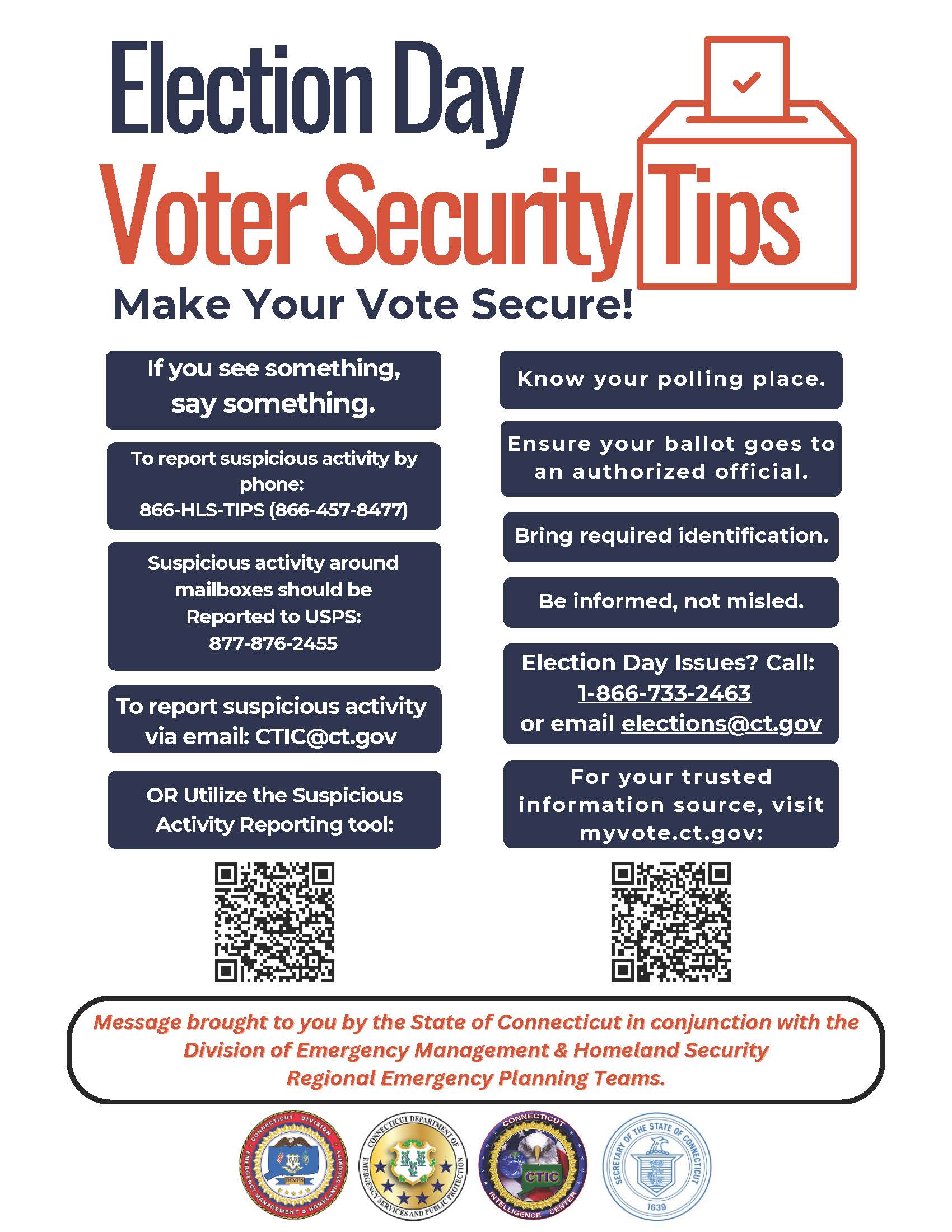 REPT Voter Election Security Flyer